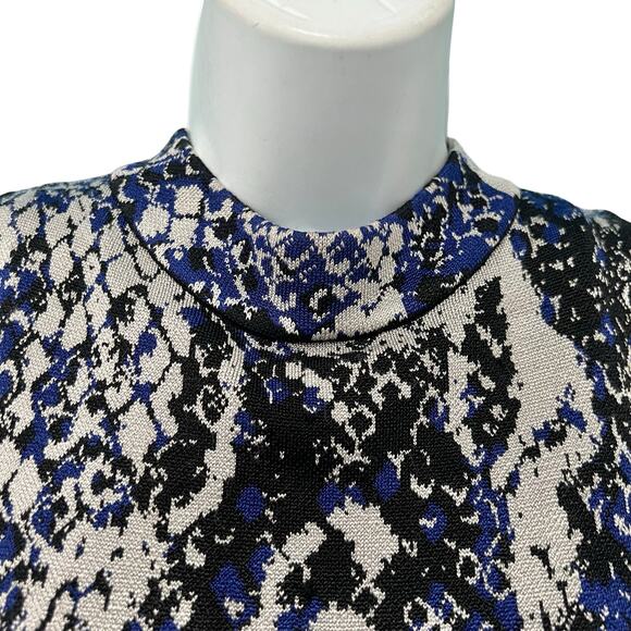 French Connection Knit Spotlight Boa Sleeveless Layered Bodycon Dress size 4 - Picture 11 of 11